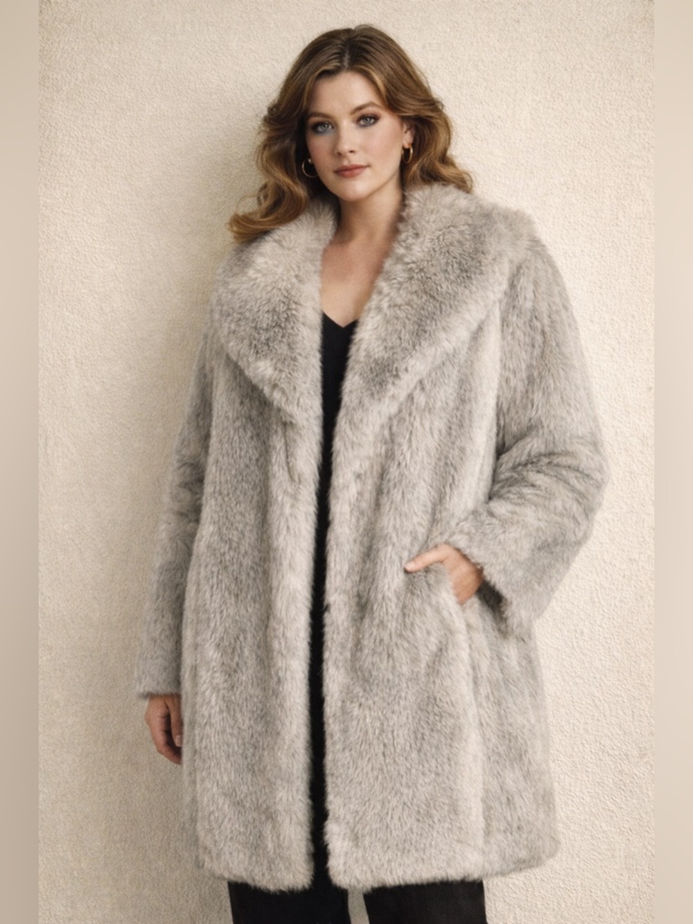 Russel Taylor Vintage Signature Collection Faux Fur Coat 1950s - 1970s